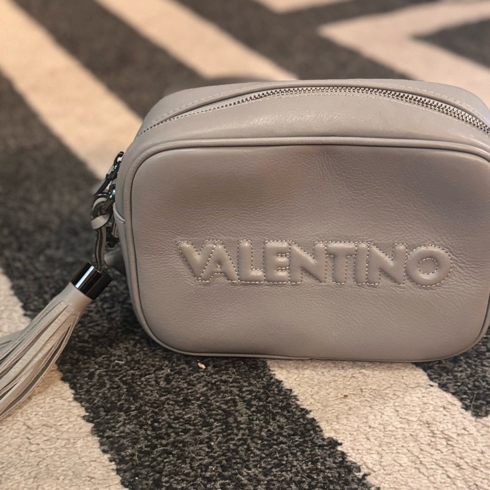 Valentino Dove Grey Crossbody Handbag - Picture 4 of 9